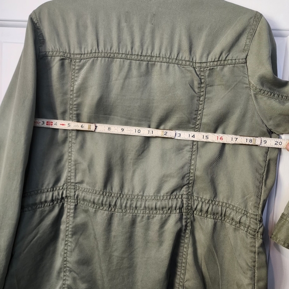 LOFT Drawstring Utility Jacket Size Small Petite - Picture 15 of 16